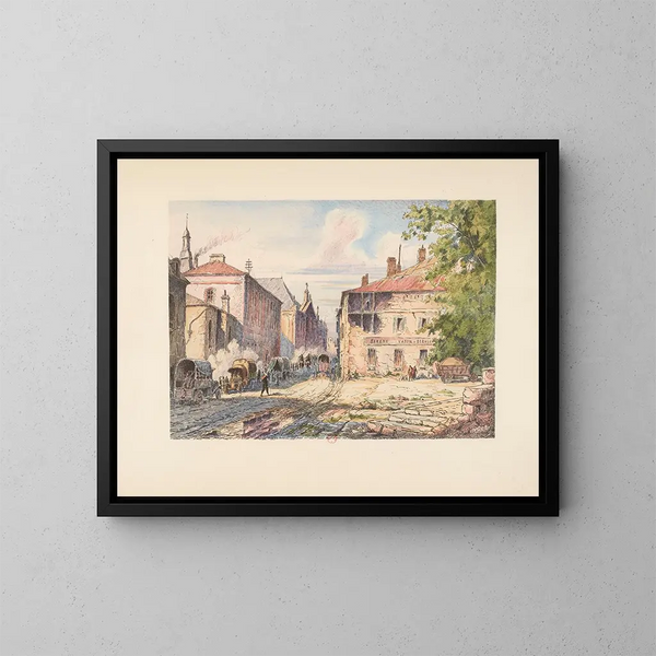 Verdun, rue Saint-Paul - E. Tatin — gerahmtes Bild an der Wand