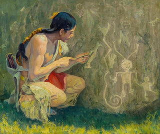 Eanger Irving Couse - The Pictographs.webp
