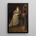 Harriet Hubbard Ayer - Eastman Johnson — gerahmtes Bild an der Wand
