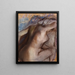 Dopo il bagno, la donna si asciuga - Edgar Degas — quadro incorniciato alla parete