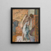 Dopo il bagno donna che si asciuga - Edgar Degas — quadro incorniciato alla parete