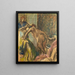 Frühstück nach dem Bad - Edgar Degas — gerahmtes Bild an der Wand