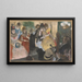 Café-Concert - Edgar Degas — quadro incorniciato alla parete