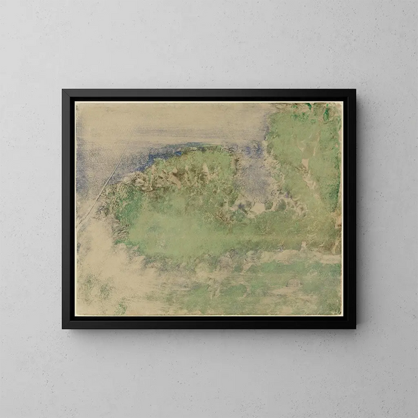Cap Ferrat - Edgar Degas — gerahmtes Bild an der Wand