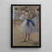 Tänzerin - Edgar Degas — gerahmtes Bild an der Wand