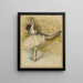 Danseur s'étirant à la barre - Edgar Degas — quadro incorniciato alla parete