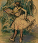 Danzatrice con ventaglio - Edgar Degas — vista dell’opera