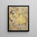 Tänzerin in Ruhe - Edgar Degas — gerahmtes Bild an der Wand