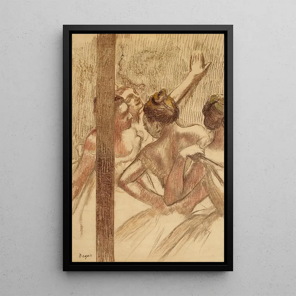 Reproduktion des Gemäldes Tänzerinnen - Edgar Degas