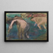 Frauen im Bad - Edgar Degas — gerahmtes Bild an der Wand