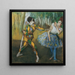 Harlequin e Colombina - Edgar Degas — quadro incorniciato alla parete