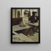 In einem Café - Edgar Degas — gerahmtes Bild an der Wand
