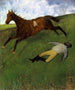Jockey blessé - Edgar Degas — Ansicht des Kunstwerks