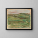 Paesaggio - Edgar Degas — quadro incorniciato alla parete