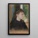 Madame Théodore Gobillard Yves Morisot 1838-1893 - Edgar Degas — quadro incorniciato alla parete