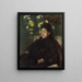 Mademoiselle Malo - Edgar Degas — quadro incorniciato alla parete