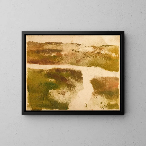 Berglandschaft - Edgar Degas — gerahmtes Bild an der Wand