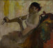 Ritratto di Mlle Rose Caron - Edgar Degas — vista dell’opera