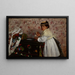 Portrait von Fräulein Hortense Valpinçon - Edgar Degas — gerahmtes Bild an der Wand