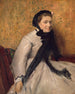 Ritratto di una donna in grigio - Edgar Degas — vista dell’opera
