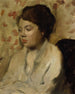 Ritratto di una giovane donna - Edgar Degas — vista dell’opera