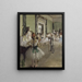 La classe de ballet - Edgar Degas — gerahmtes Bild an der Wand