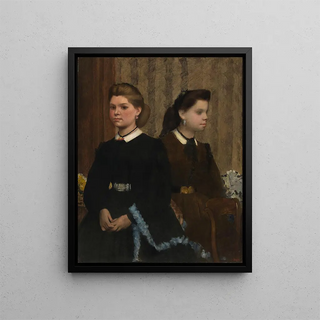 Edgar Degas - The Bellelli Sisters Giovanna and Giuliana Bellelli.webp