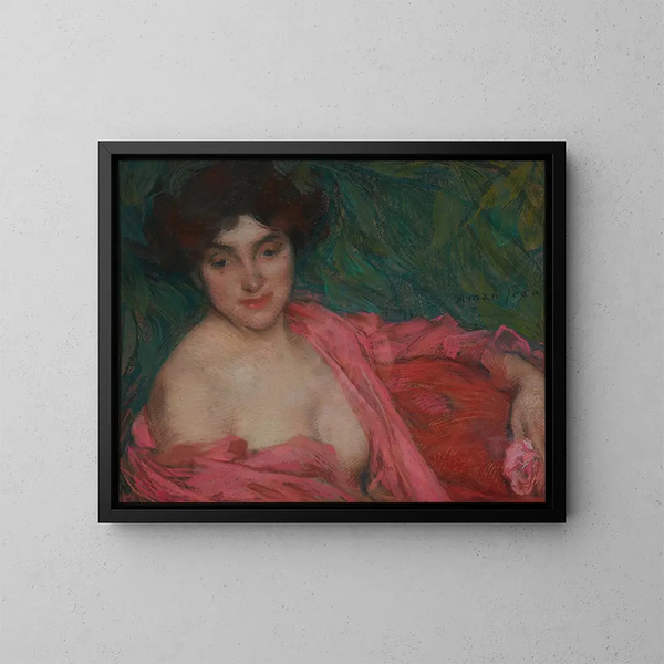 Jugend - Edmond François Aman-Jean — gerahmtes Bild an der Wand