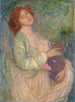 Donna con vaso - Edmond François Aman-Jean — vista dell’opera