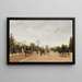 L'avenue du Bois de Boulogne - Edmond Grandjean — gerahmtes Bild an der Wand