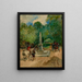 La promenade vers la croix catalane - Edmond Morin — quadro incorniciato alla parete