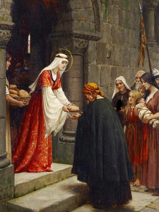 Edmund Blair Leighton - The Charity of Saint Elizabeth of Hungary.webp