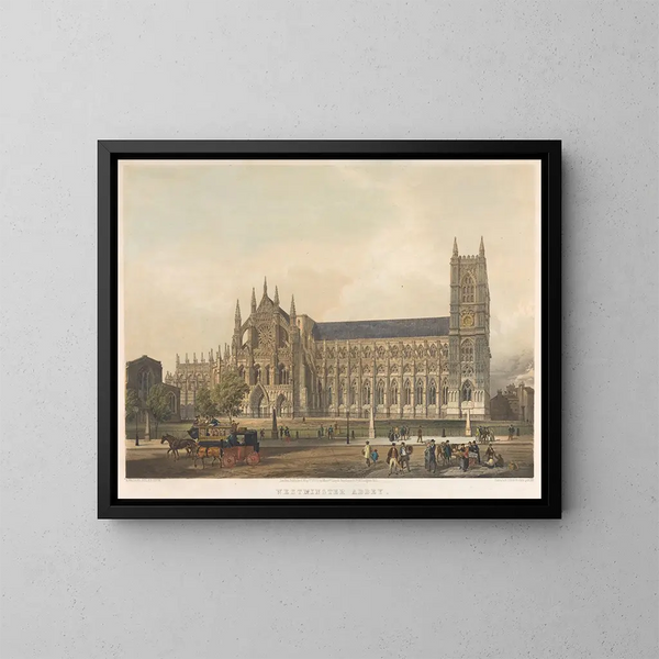 Abbey of Westminster - Edmund Walker — gerahmtes Bild an der Wand