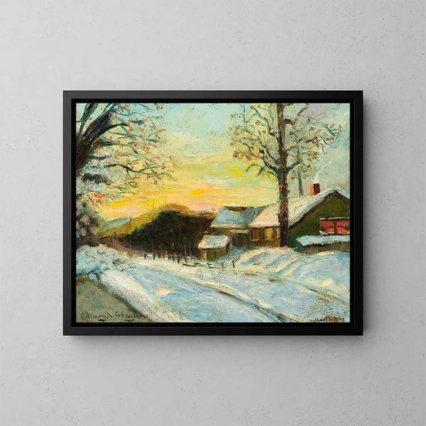 Short Hills, New Jersey - Edmund William Greacen — gerahmtes Bild an der Wand