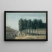 Hospice de Bicêtre la cour des paisibles - Édouard Bertin — quadro incorniciato alla parete