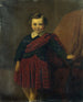 Portrait of Little Boy Maurice Coblence in Scottish Costume - Édouard Moyse — artwork view
