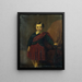 Portrait of Little Boy Maurice Coblence in Scottish Costume - Édouard Moyse — framed artwork on a wall