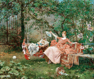 Edouard Toudouze - The Child Falls Asleep.webp