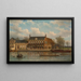 L'Amstel in der Nähe des Lokhorst-Gasthofs - Eduard Alexander Hilverdink — gerahmtes Bild an der Wand