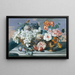 Fiori e Frutti - Eduard Hirschler — quadro incorniciato alla parete