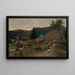 Landschaft um Volovec - Eduard Hrik — gerahmtes Bild an der Wand