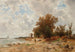 Fluss der Donau am Prater - Eduard Peithner von Lichtenfels — Ansicht des Kunstwerks