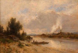 Eduard Peithner von Lichtenfels - Partie bei Hallein an der Salzach.webp