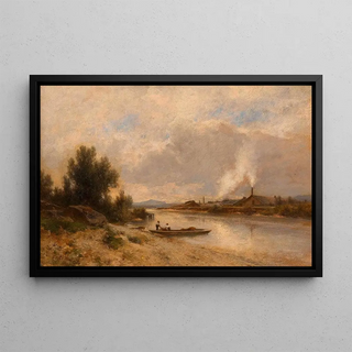 Eduard Peithner von Lichtenfels - Partie bei Hallein an der Salzach.webp