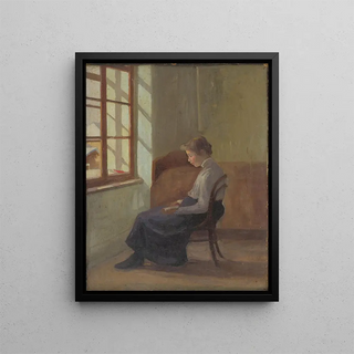 Eduard Putra - Woman Reading at the Window.webp
