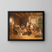 Lebendiges Familienleben - Eduard Ritter — gerahmtes Bild an der Wand