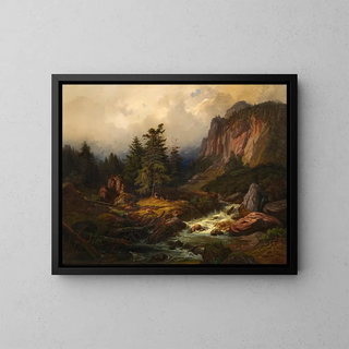 Eduard Schleich The Elder - Gebirgsbach.webp