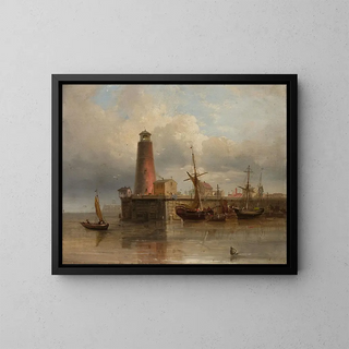 Eduard Schmidt - Sea harbour.webp