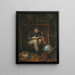 Rat de bibliothèque - Eduard Swoboda — framed artwork on a wall