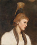 Donna di profilo con un berretto d'oro - Eduard Veith — vista dell’opera